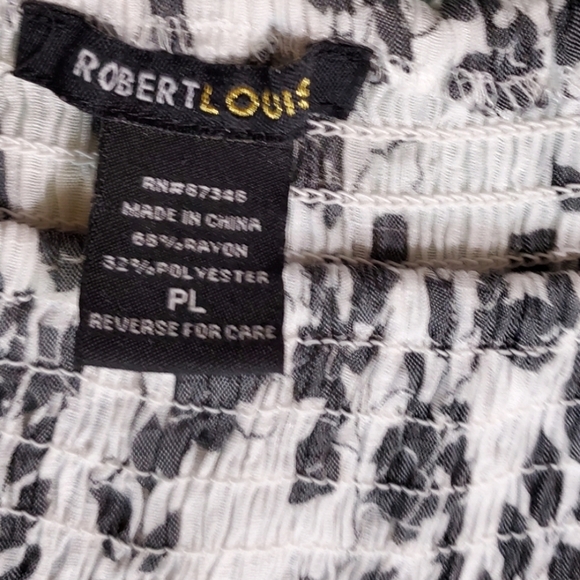 ROBERT LOUIS peasant top bell sleeves LP - Picture 3 of 5